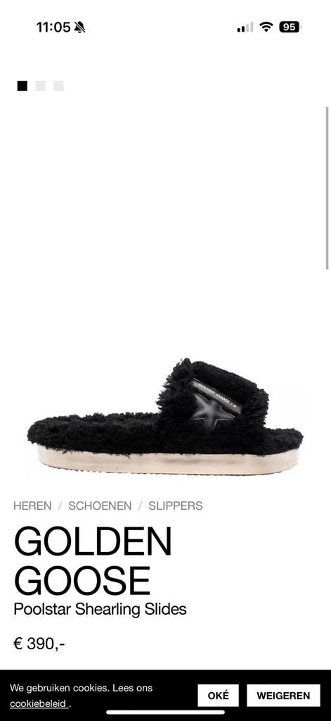 Golden Goose poolstare 39, Ophalen of Verzenden, Zo goed als nieuw, Zwart, Sneakers of Gympen