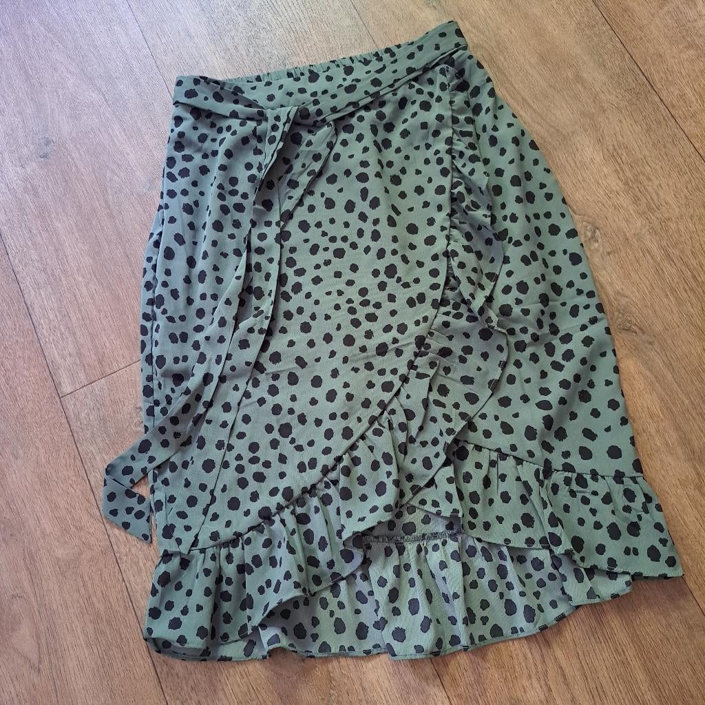 rok groen/zwart mt. 36, Kleding | Dames, Rokken, My Jewellery, Ophalen of Verzenden, Zo goed als nieuw, Maat 36 (S)