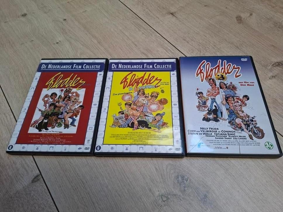 Dvd's Flodder 1,2,3  Alleen ophalen., Alle leeftijden, Ophalen, Zo goed als nieuw