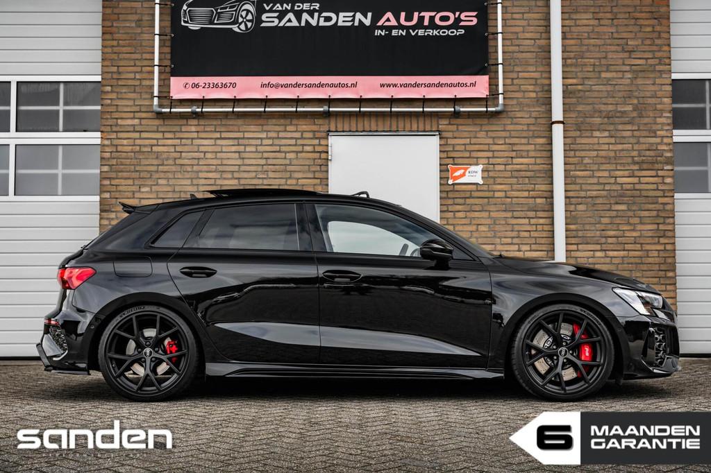 Audi RS3 2.5 TFSI quattro|472pk|Milltek|B&O|HUD|Pano|Hulk, Automaat, RS3, Zwart, 1545 kg