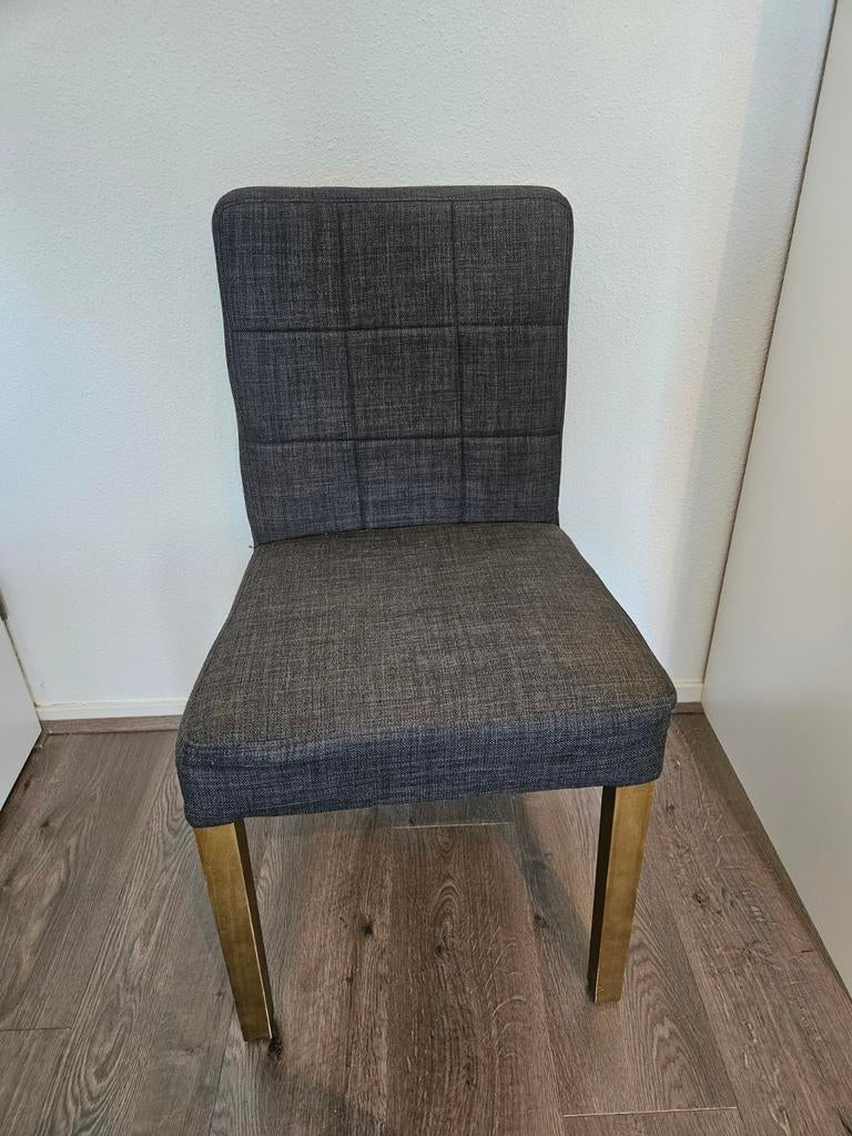 Stoffen stoel donkergrijs, Huis en Inrichting, Stoelen, Ophalen