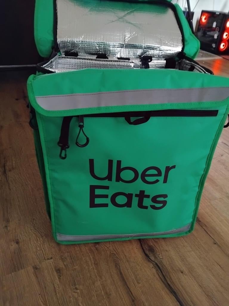Uber Eats bezorgtas - Ideaal voor maaltijdbezorging, Sieraden, Tassen en Uiterlijk, Tassen | Rugtassen, 40 cm of meer, Gebruikt