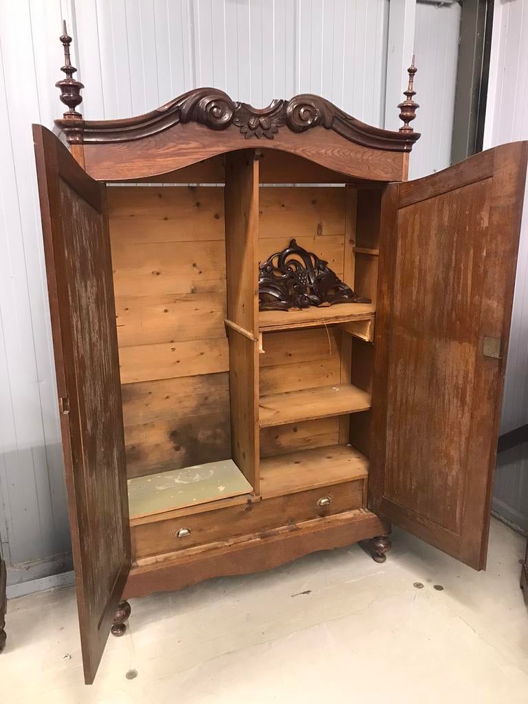 Antieke Biedemeyer kast kuifkast, Ophalen of Verzenden