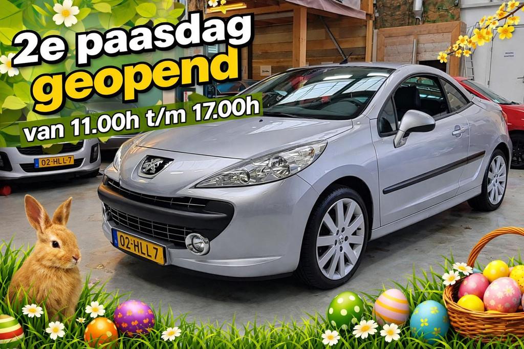 Peugeot 207 CC 1.6 VTi Féline LEER, Clima, 1e eigenaar, NAP, Auto's, Peugeot, Gebruikt, 4 cilinders, Cabriolet, 4 stoelen