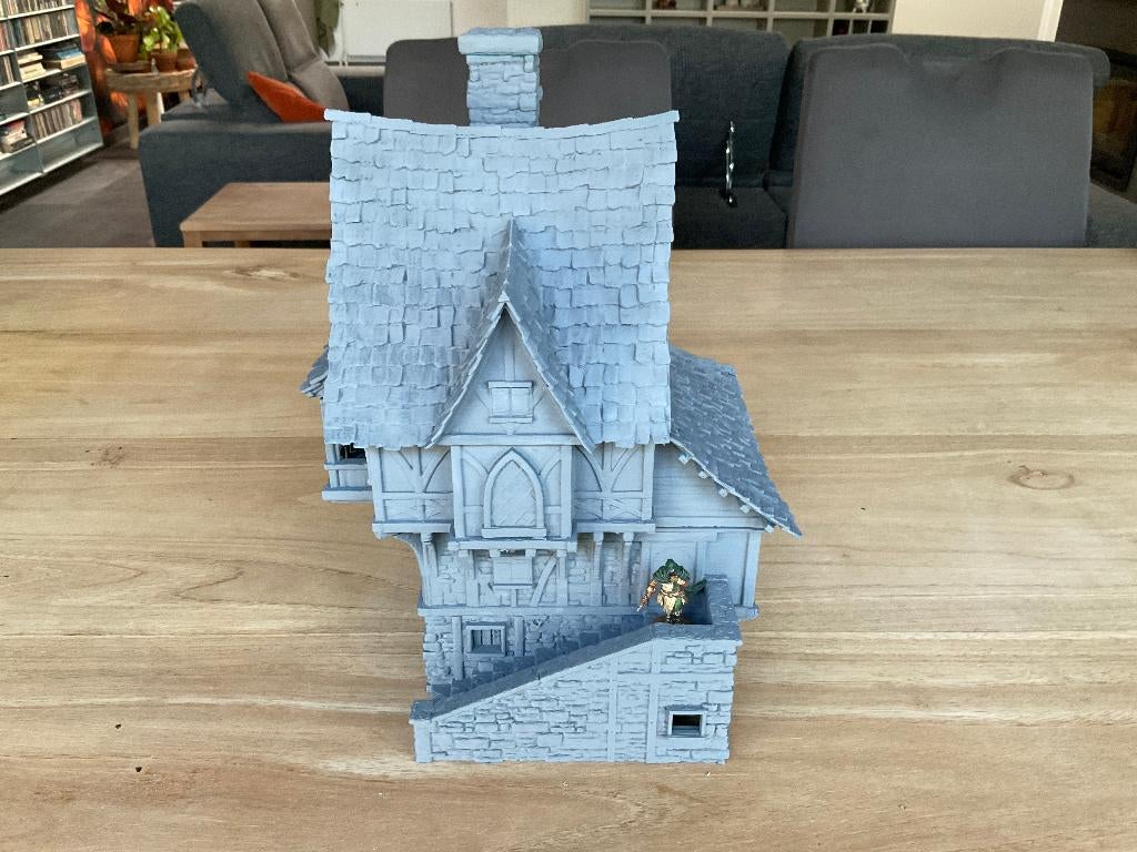 Groot huis - 3d geprint - dungeons and dragons, Ophalen of Verzenden, Geverfd, Toebehoren, Nieuw