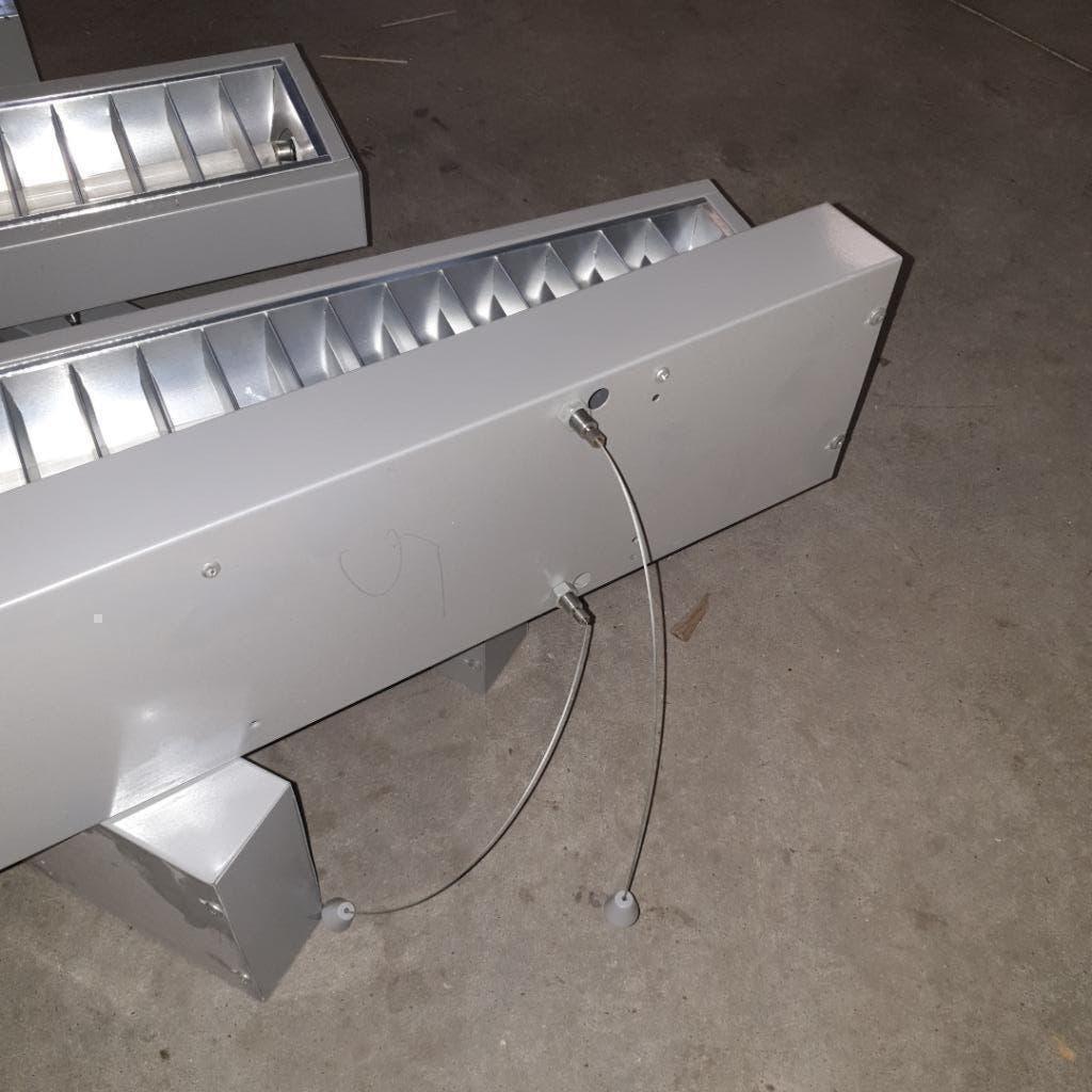 nog 1x ZGAN HANGLAMP TL LAMP ARMATUUR OPBOUW 2X35 WATT T5 HF, Huis en Inrichting, Ophalen, Zo goed als nieuw, Minder dan 50 cm