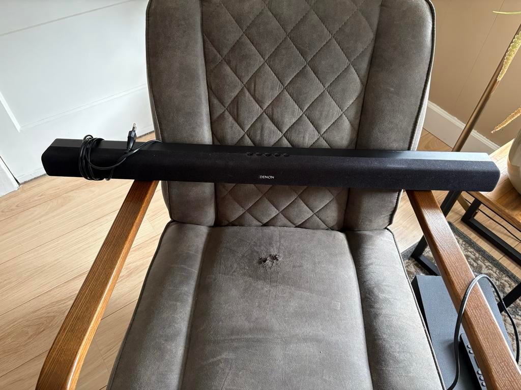 Denon Soundbar met draadloze subwoofer en afstandsbediening, Ophalen of Verzenden, Met externe subwoofer, Zo goed als nieuw
