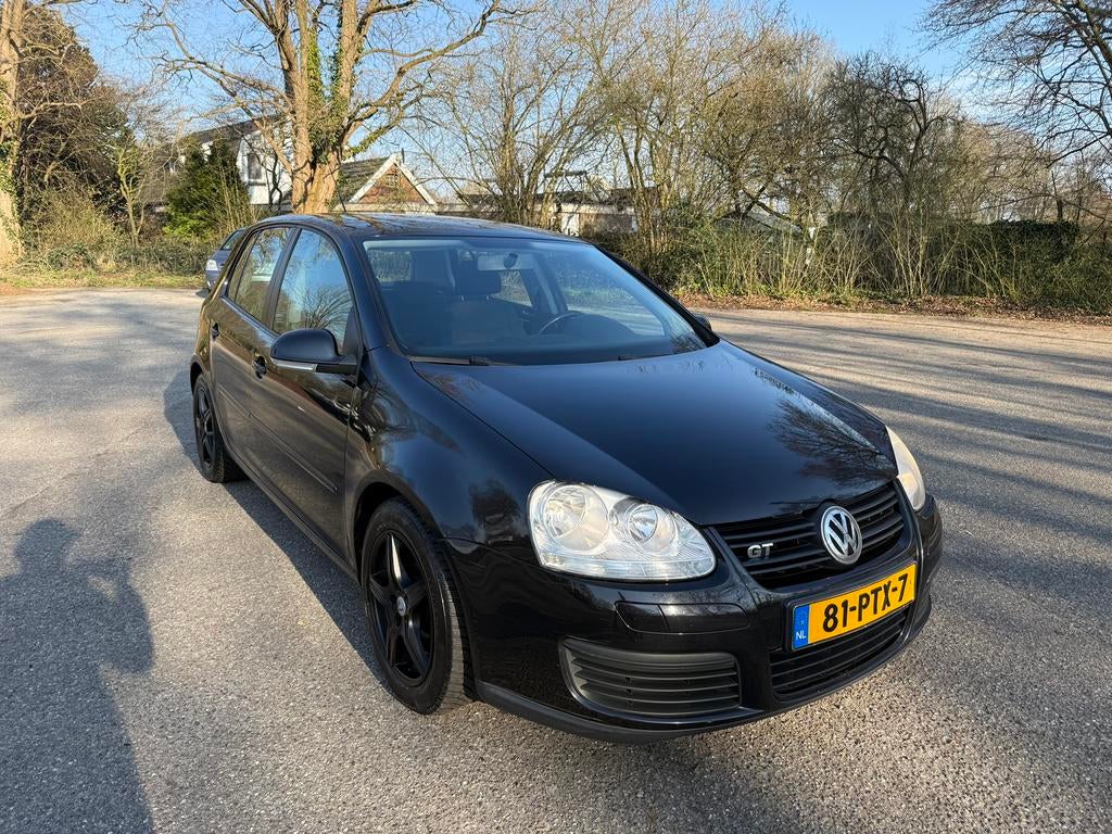 Volkswagen Golf 1.4 TSI GT 170PK 125KW 2007 Zwart APK&AIRCO, Auto's, Voorwielaandrijving, 1273 kg, 4 cilinders, Zwart