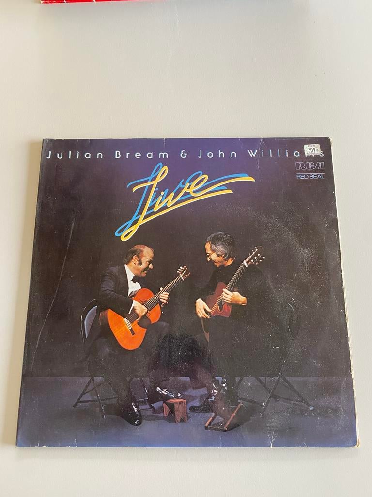 Julian Bream and John Williams Live Lp, Ophalen of Verzenden, Gebruikt, 12 inch