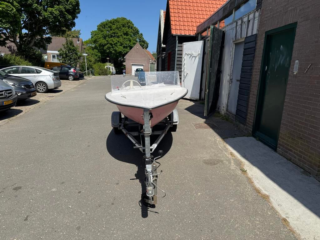 Vissers bootje, Watersport en Boten, Vis- en Consoleboten, Gebruikt, Tot 10 pk, Ophalen of Verzenden, 3 tot 6 meter