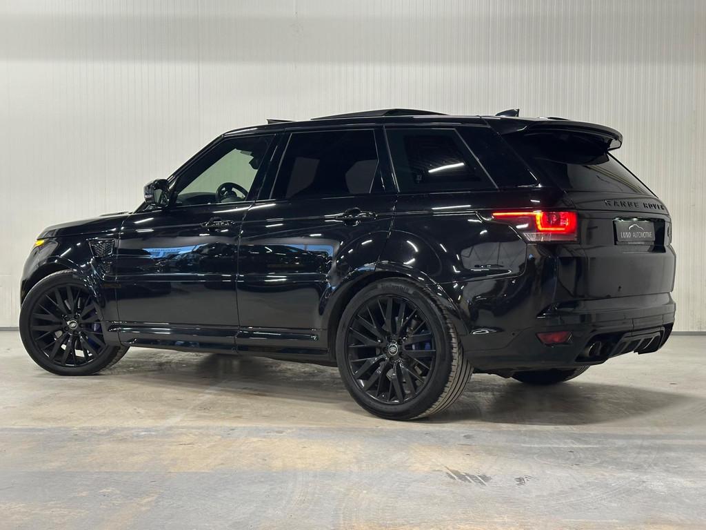 Land Rover Range Rover Sport 5.0 V8 Supercharged SVR | BLACK, Auto's, Land Rover, Automaat, Gebruikt, 3000 kg, Zwart