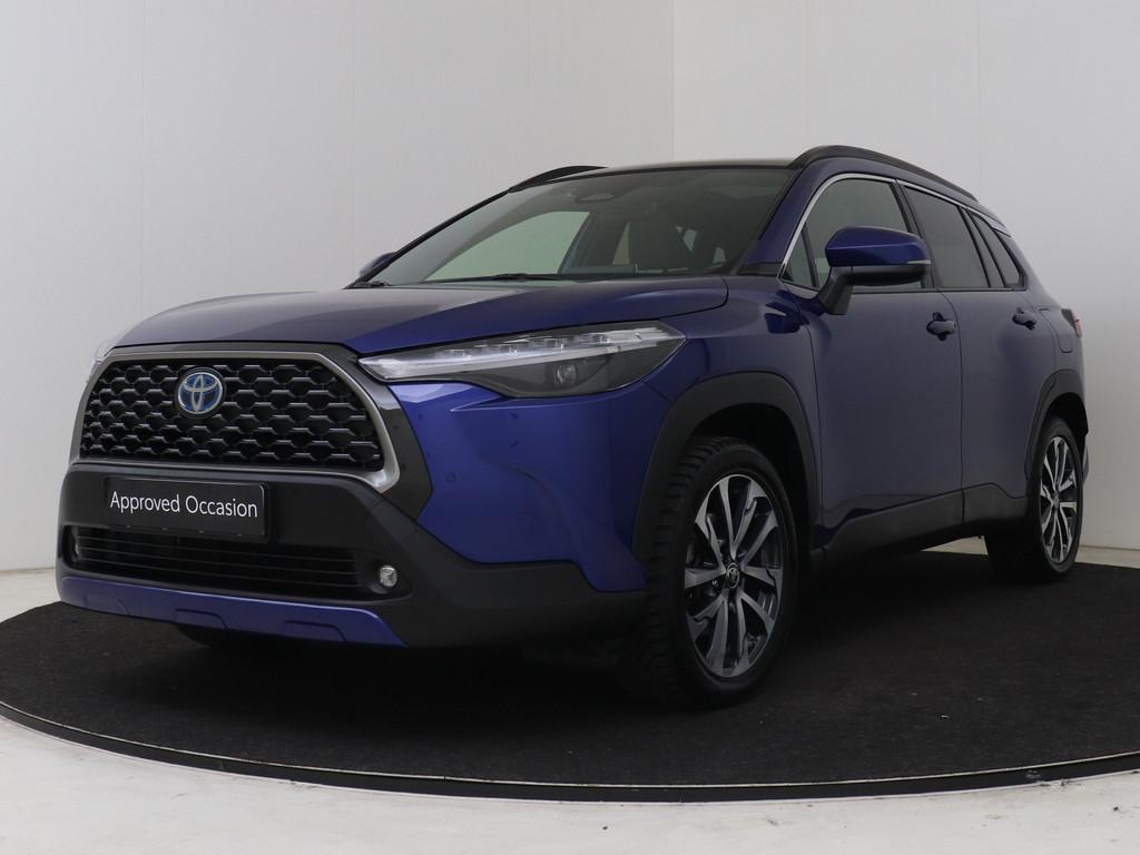 Toyota Corolla Cross 2.0 High Power Hybrid First Edition | S, 12 maanden, Stof, Gebruikt, Zwart