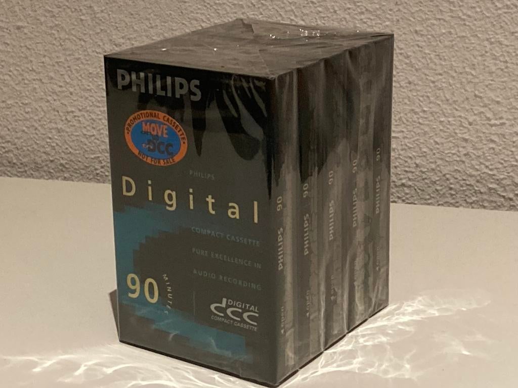 Philips DCC 90 cassettes, nieuw in folie, Cd's en Dvd's, Cassettebandjes, 2 t/m 25 bandjes, Overige genres, Ophalen of Verzenden