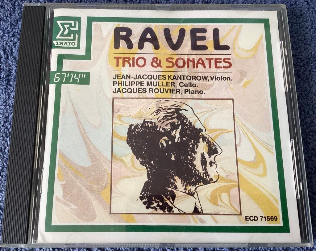 Ravel Kantorow Muller Rouvier Trio & Sonatas CD, Ophalen of Verzenden, Modernisme tot heden, Gebruikt, Kamermuziek