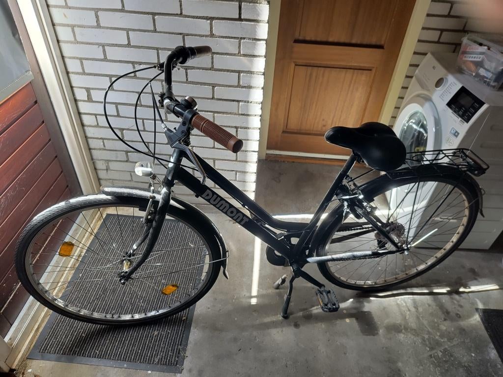 Dumont Damesfiets 6v 28inch 44cm, Fietsen en Brommers, Fietsen | Dames | Damesfietsen, Gebruikt, Velgrem, Versnellingen, Minder dan 47 cm
