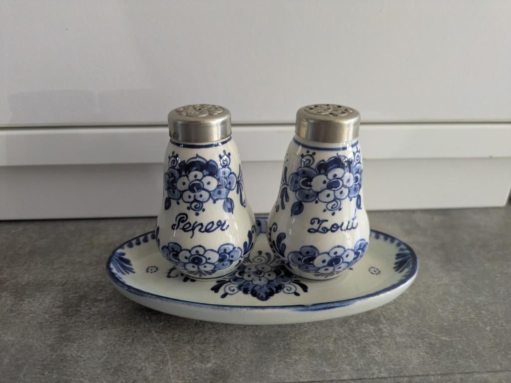 Delfts Blauw peper en zoutstel, Ophalen of Verzenden