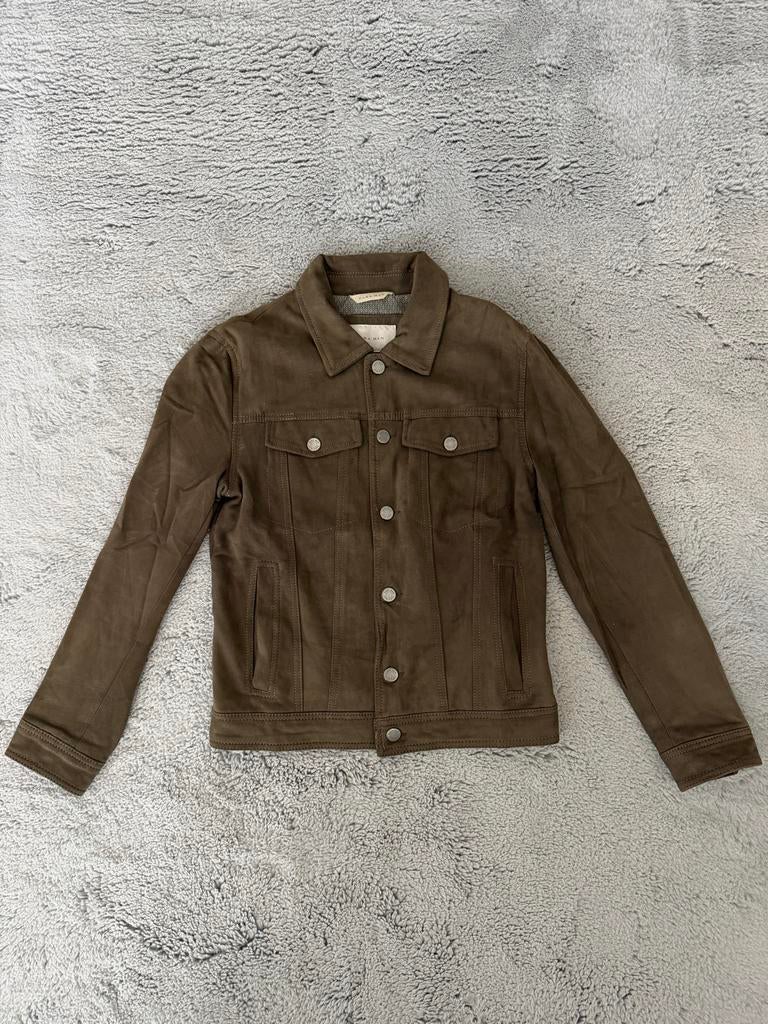 Zara suède bruine jas maat S, Ophalen of Verzenden, Gedragen, Maat 46 (S) of kleiner, Bruin