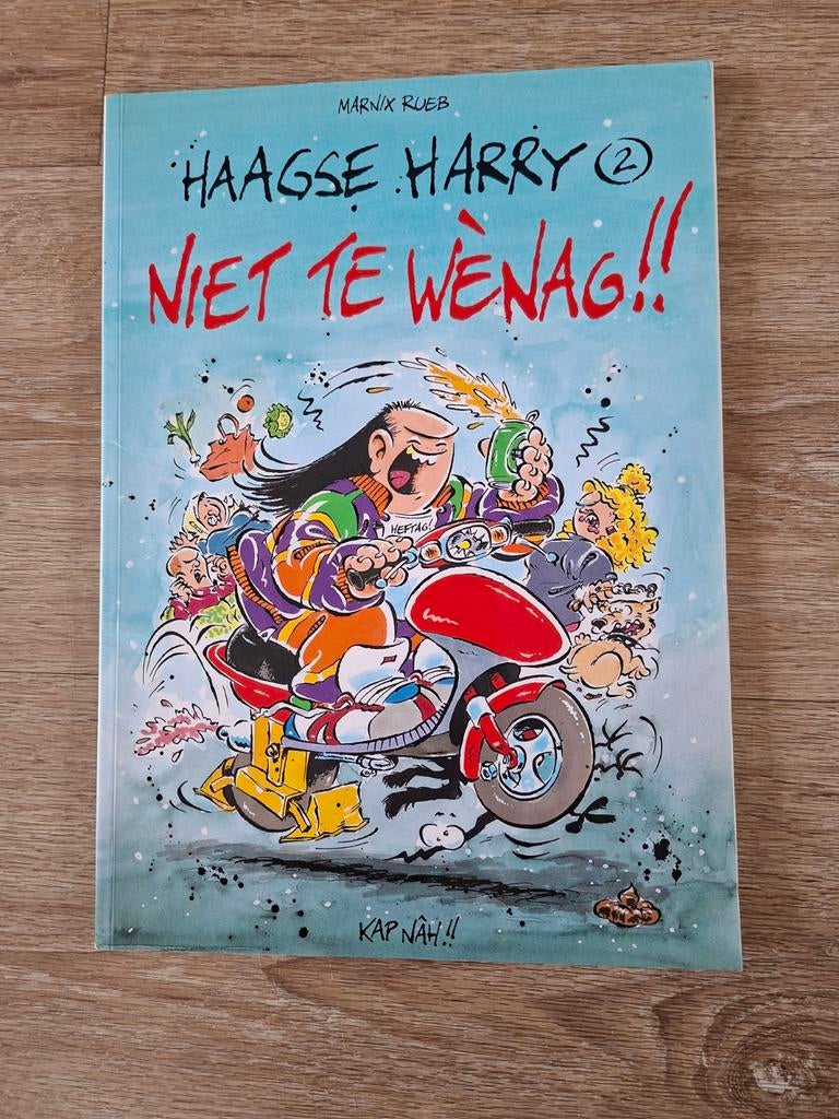 Stripboek Haagse Harry deel 2 - Niet te Wenag!, Boeken, Eén stripboek, Ophalen of Verzenden, Gelezen