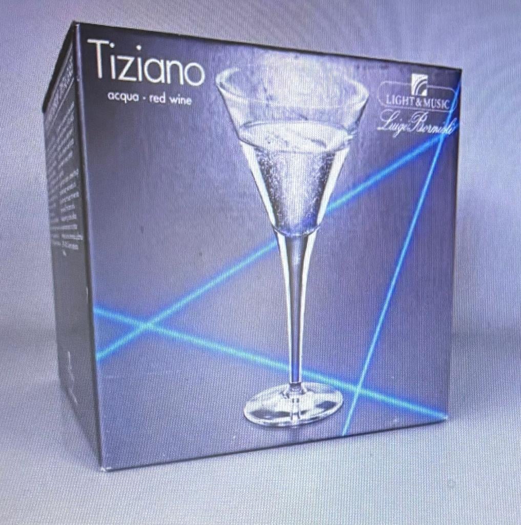 Set of 4 mooie vintage Luigi bormioli tiziano, Verzenden