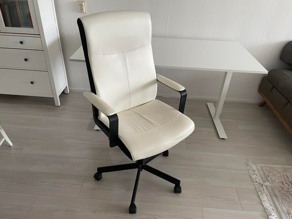 IKEA Millberget Bureaustoel - Wit, Huis en Inrichting, Bureaustoelen, Ophalen, Gebruikt, Wit