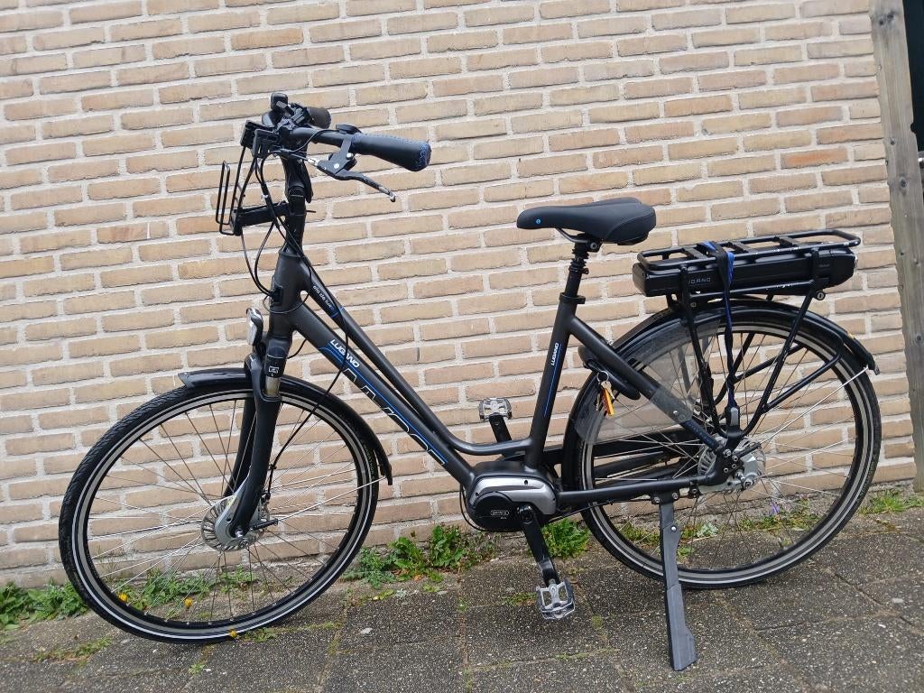 Lugano ELO De Luxe electrische damesfiets, Ophalen, Gebruikt, 30 tot 50 km per accu, Overige merken