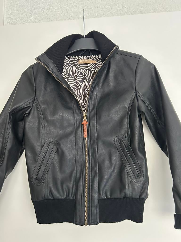 Zwart jasje like flo merk maat 152, Ophalen of Verzenden, Zo goed als nieuw, Meisje, Jas