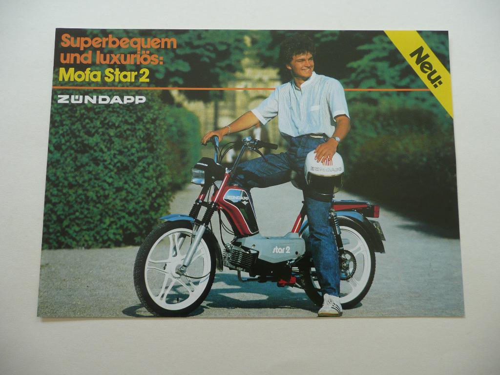 Zündapp Folder (1984) met Mofa STAR -2- (A4/2-zijdig) NIEUW, Verzenden, Nieuw