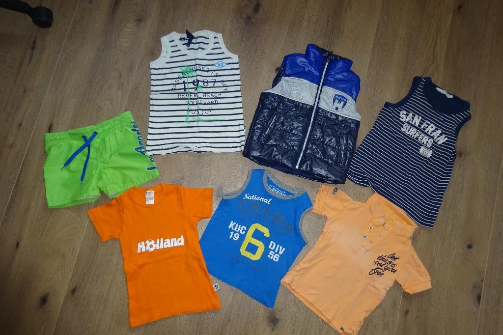 Kledingpakketje jongen mt 92/98, incl koningsdagshirt, Ophalen of Verzenden, Zo goed als nieuw, Jongen, Overige typen