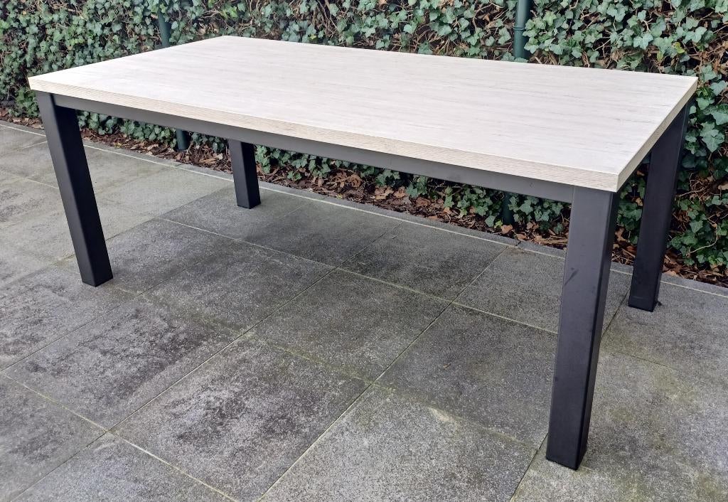 Eettafel lamilux, Ophalen, Overige houtsoorten, 50 tot 100 cm, Zo goed als nieuw