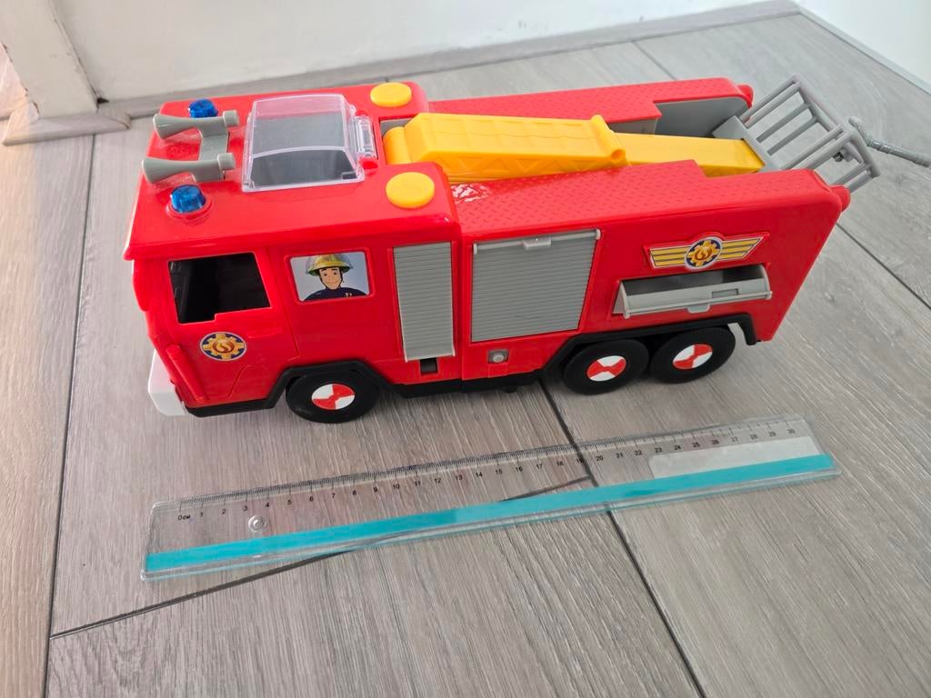 Brandweerman Sam brandweerauto met licht en geluid, Ophalen of Verzenden, Jongen of Meisje