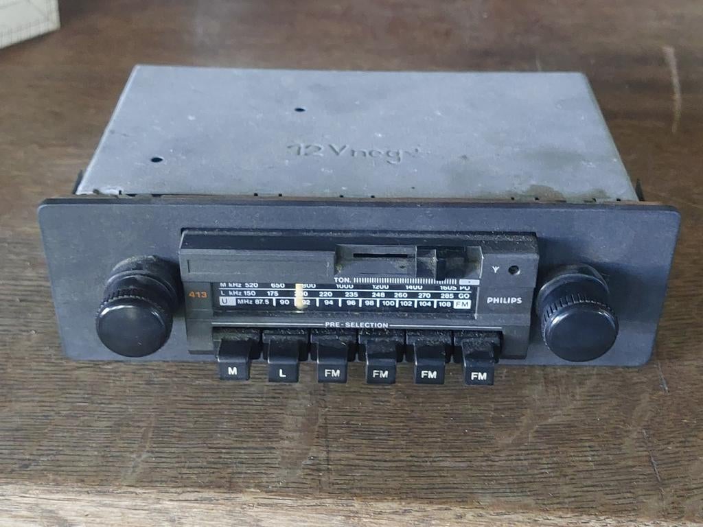 Philips 413 radio oldtimer, Ophalen