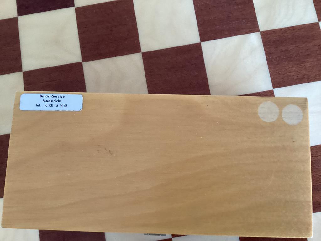 Dambord en houten damstenen, Een of twee spelers, Ophalen, Nieuw