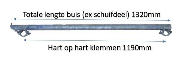 Uitschuifkorteling systeemkorteling van thiel gezocht, Ophalen, Gebruikt