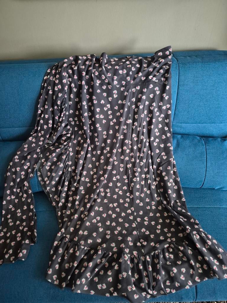 Ganni wikkelrok. Maat 40., Ophalen of Verzenden, Gedragen, Maat 38/40 (M), Onder de knie