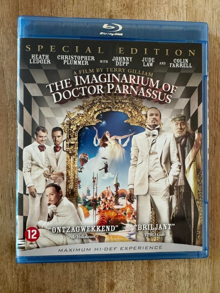 The imaginarium of doctor Parnassus blu ray NL uitgave NLO, Ophalen of Verzenden, Zo goed als nieuw, Overige genres