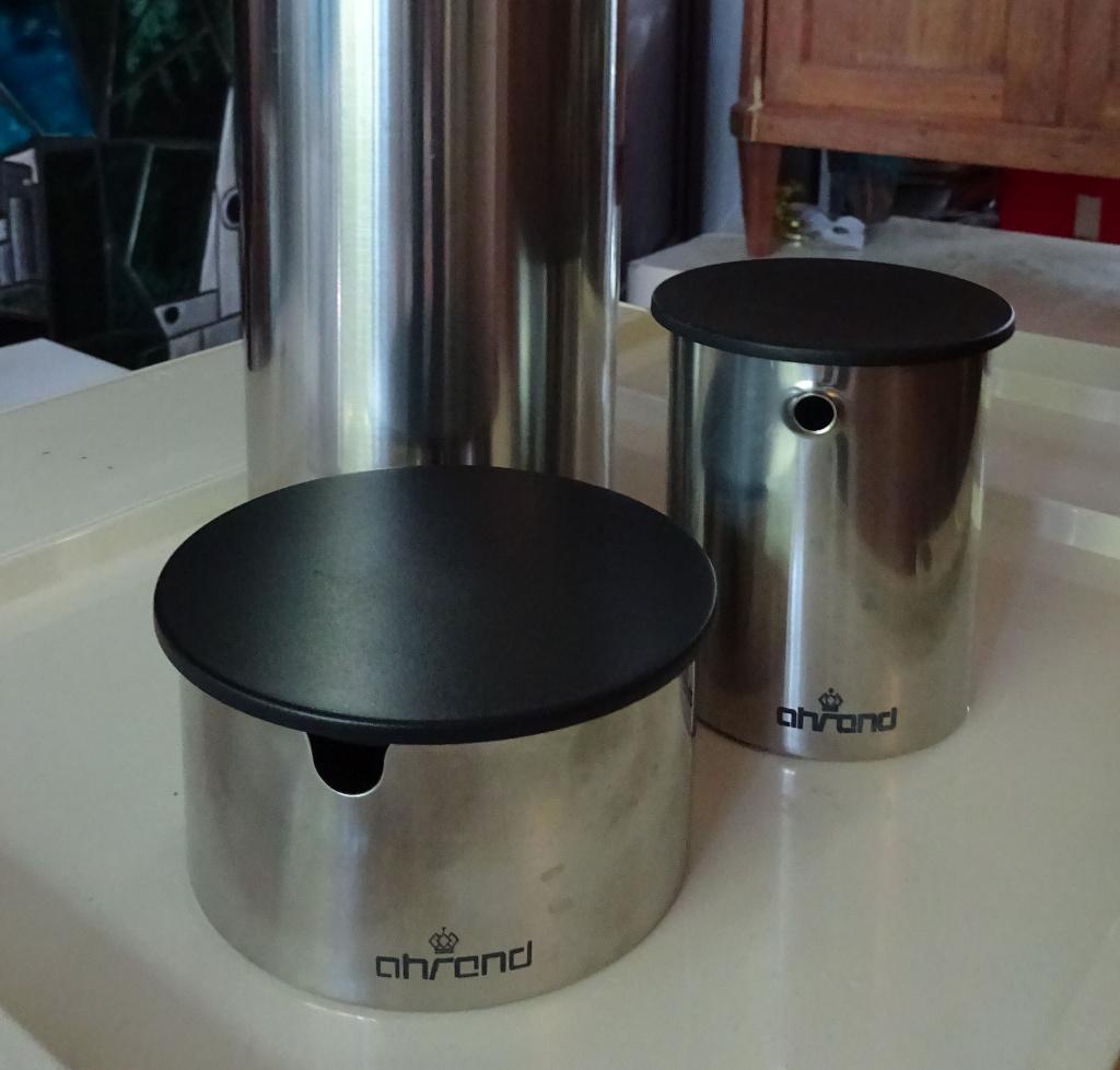 Ahrend: Collectors item: Stelton thermoskan suiker en melk, Ophalen of Verzenden, Zo goed als nieuw, Gebruiksvoorwerp