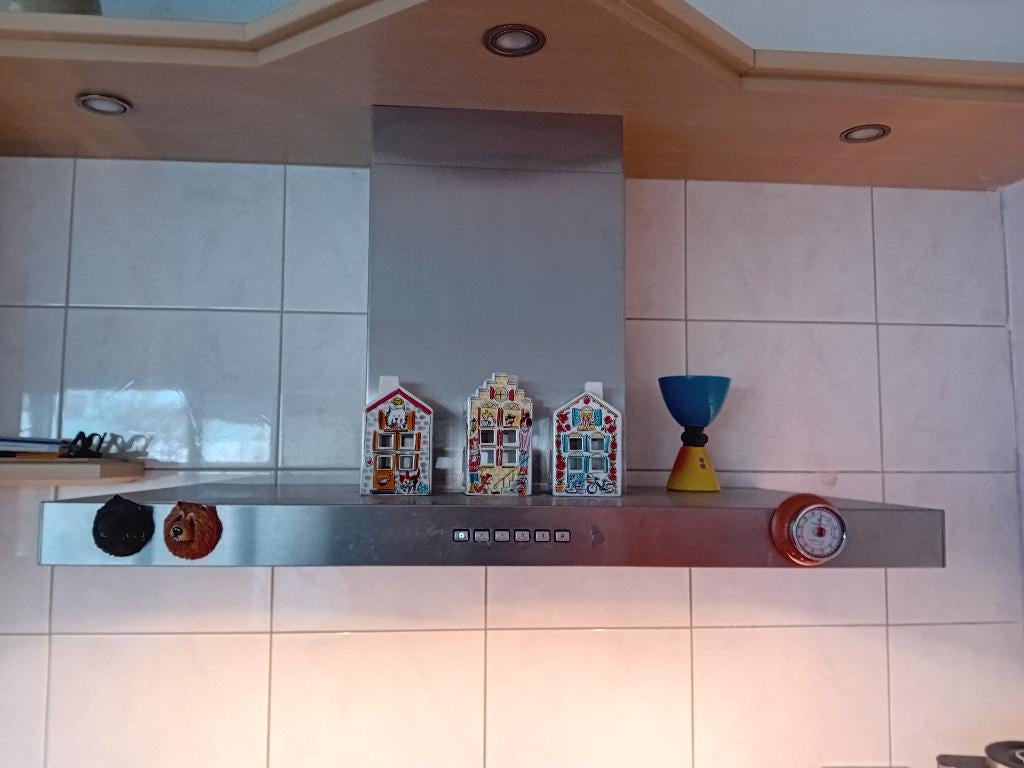 afzuigkap, Witgoed en Apparatuur, Ophalen, Gebruikt, Wandschouwkap, Inbouw