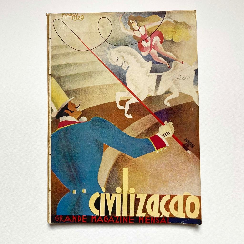 Antiquarisch magazine - Civilizaçao - Marco de 1929 - no. 9, Ophalen of Verzenden, Gelezen