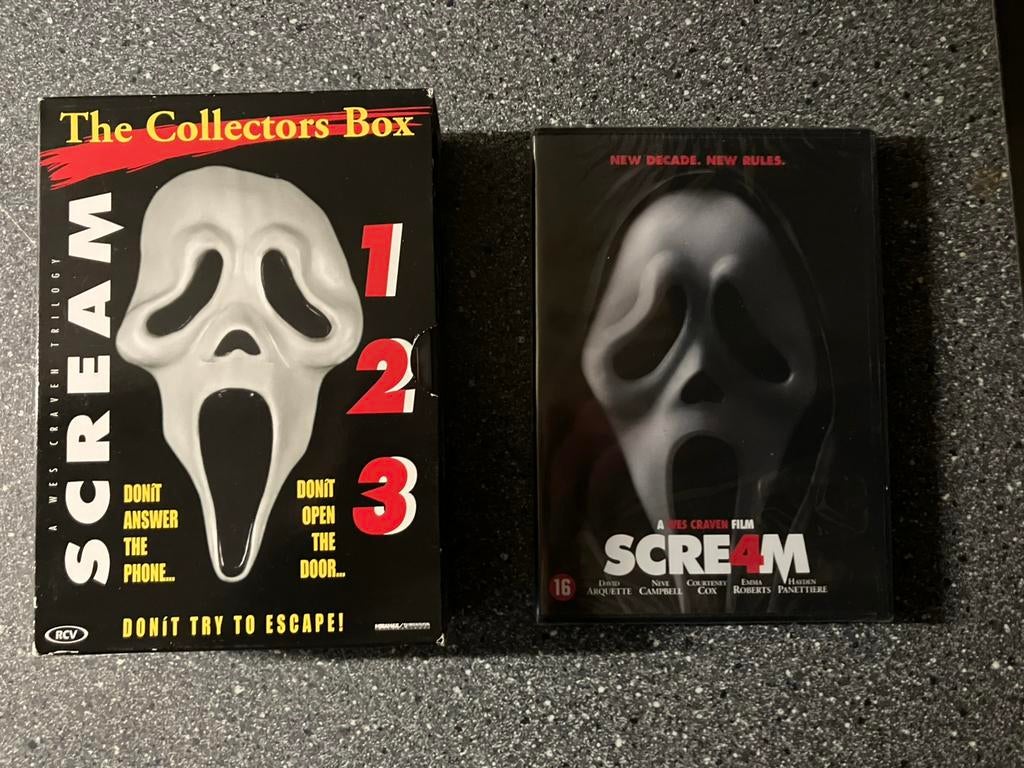 Scream 1 t/m 4, Vanaf 16 jaar, Ophalen of Verzenden, Zo goed als nieuw, Slasher