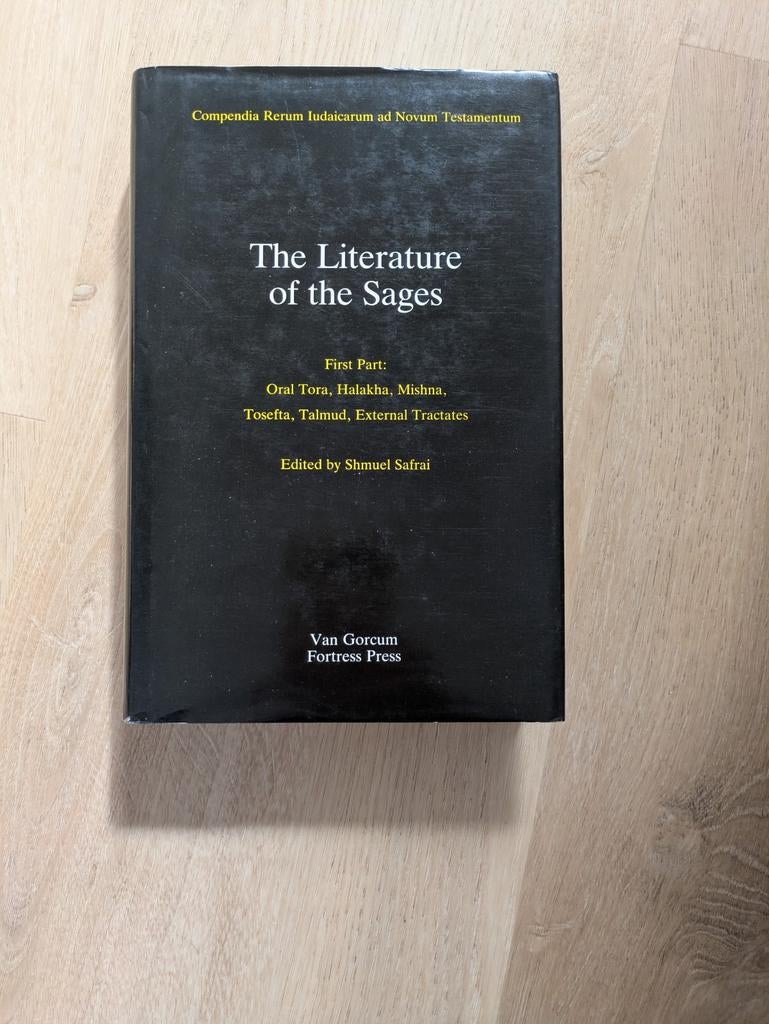 The Literature of the Sages -  Shmuel Safrai, Boeken, Ophalen of Verzenden, Gelezen, Shmuel Safrai, Jodendom