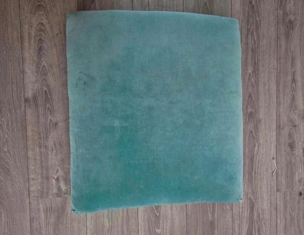 Groot grond vloer kussen 70 x75cm, Ophalen of Verzenden, Zo goed als nieuw, Blauw, Vierkant