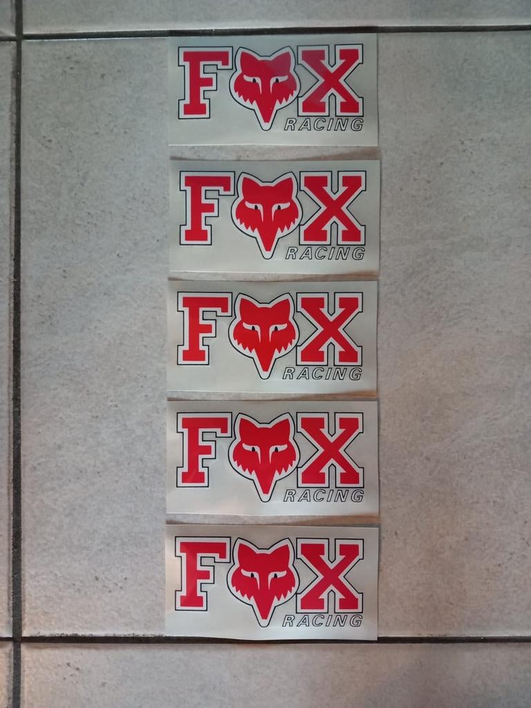 Fox Racing Stickers, Ophalen of Verzenden