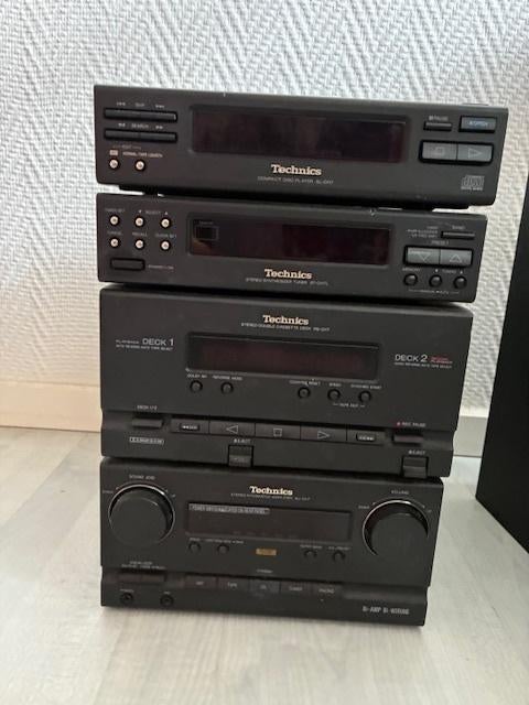 TECHNICS STEREO TOREN NCL 2 BOXEN, Audio, Tv en Foto, Stereo-sets, Ophalen, Gebruikt, Tuner of Radio, Overige merken