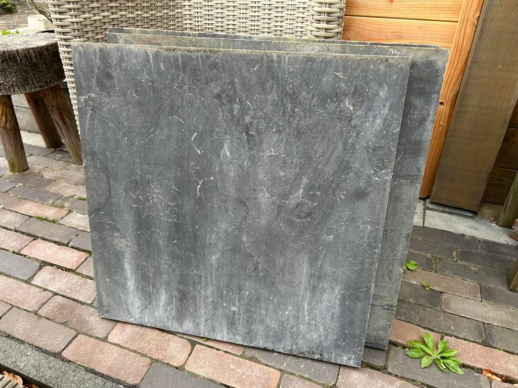 Spotted Bluestone 4 stuks 60X60, Ophalen, Zo goed als nieuw, Overige materialen