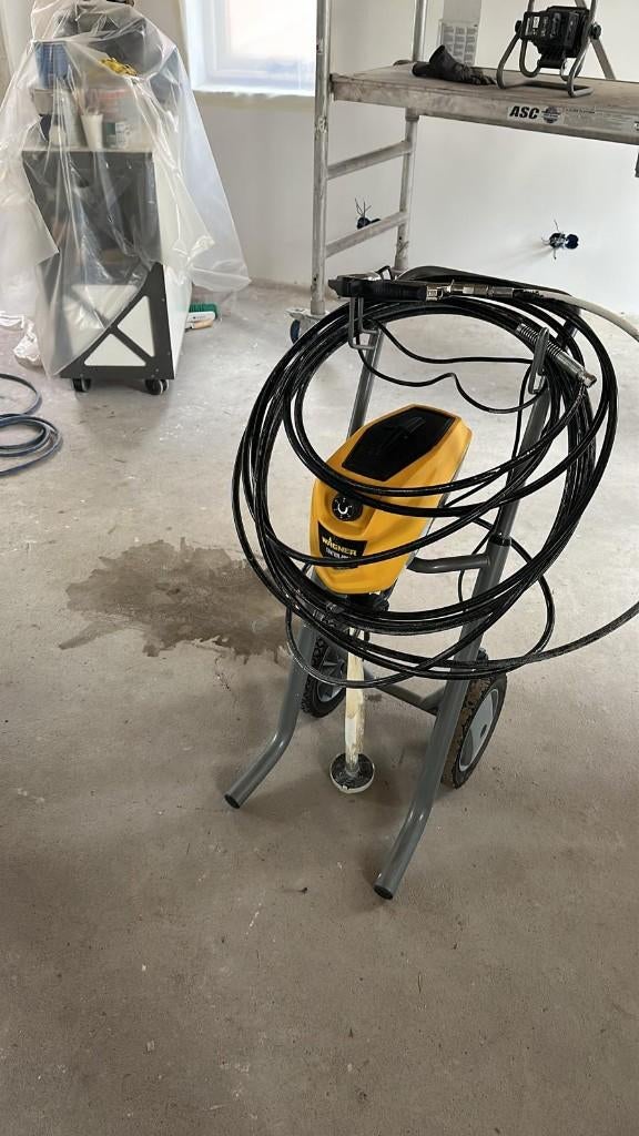 Wagner verfspuit (Pro 350) ook te huur, Doe-het-zelf en Verbouw, Schildersmaterialen, Ophalen, Zo goed als nieuw, Verfspuit of Verfpomp