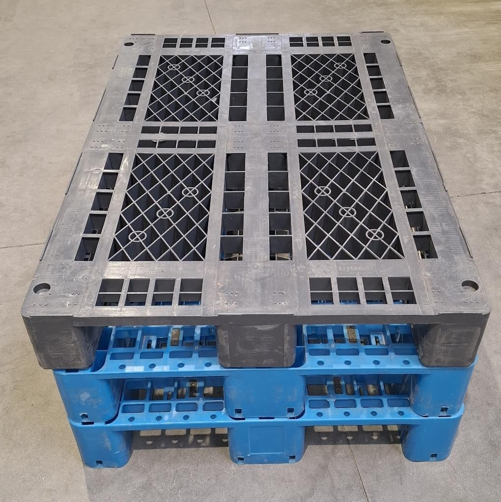 Kunststof pallets 80x120cm, Ophalen, Gebruikt, 100 cm of meer, 60 cm of meer