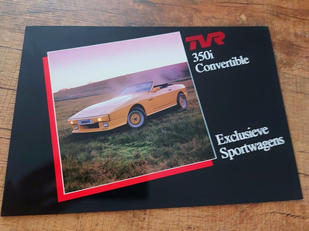 TVR 350i convertible NL folder, Ophalen of Verzenden, Zo goed als nieuw, Overige merken