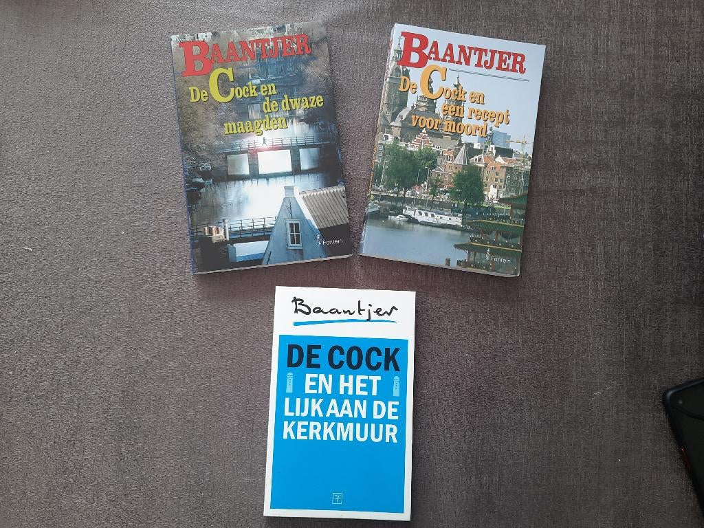 3 pockets van de Cock, Baantjer NIEUW, Ophalen of Verzenden, Nieuw, Baantjer