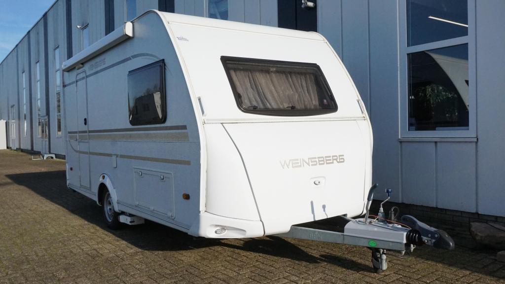 Weinsberg CaraOne 420 QD MOVER + LUIFEL, Caravans en Kamperen, Caravans, Overige merken, Schokbreker, Bedrijf, Dwarsbed