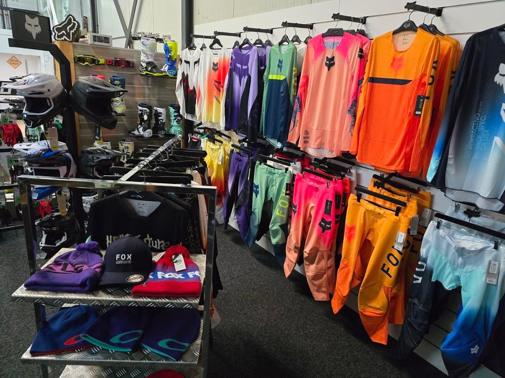 Fox racing + Bell mx kleding en helmen, Motoren, Ophalen of Verzenden, Motorcrosskleding, Fox Racing